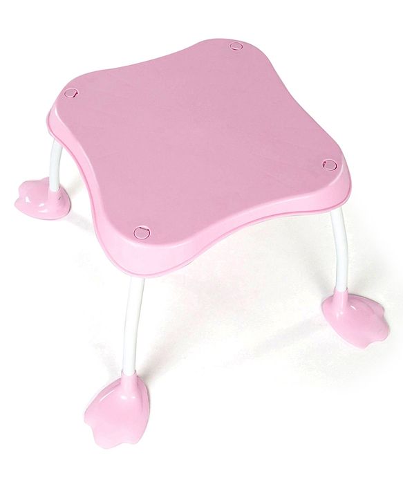 Babyhug Urban 4 in 1 High Chair With 3 Point Safety Harness And Anti-Slip Base - Pink