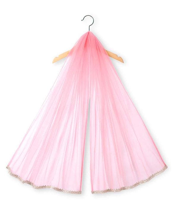 Babyhug Woven Three Fourth Sleeves Digital Floral Printed Kurta Gharara Set with Dupatta & Lace Detailing - Teal Blue