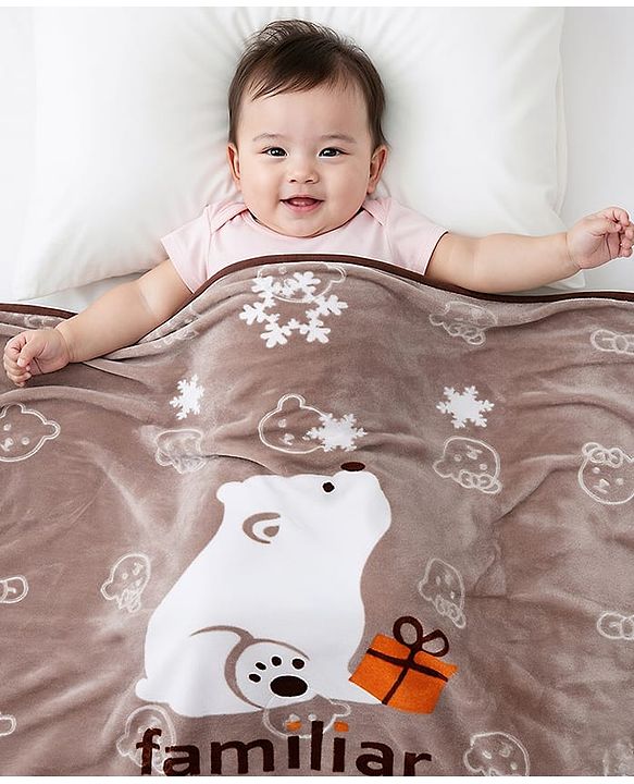 Babyhug Premium Embossed Mink Blanket Kitty Print - Light Green