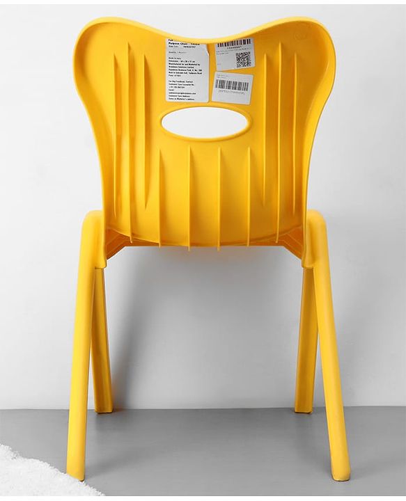 Strong And Durable Plastic Multi Purpose Chair - Yellow