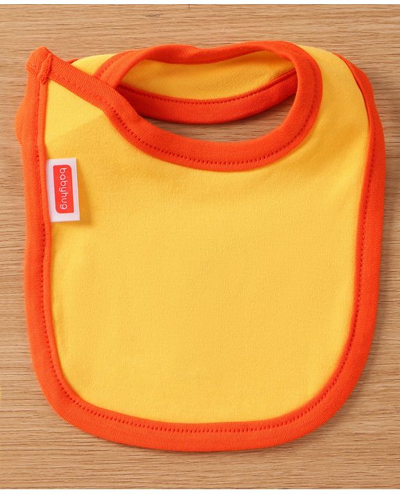 Babyhug Interlock Cotton Bibs Monkey Print Pack of 3 - Blue