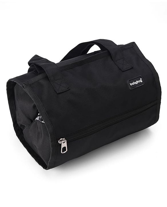 Babyhug Multipurpose Cosmetic Makeup Organizer Toiletry Pouch - Black