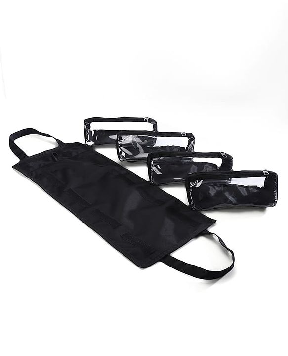 Babyhug Multipurpose Cosmetic Makeup Organizer Toiletry Pouch - Black
