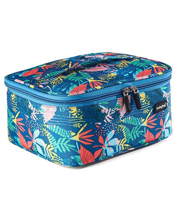 Babyhug Multipurpose Cosmetic Makeup Organizer Toiletry Bag - Blue & Green