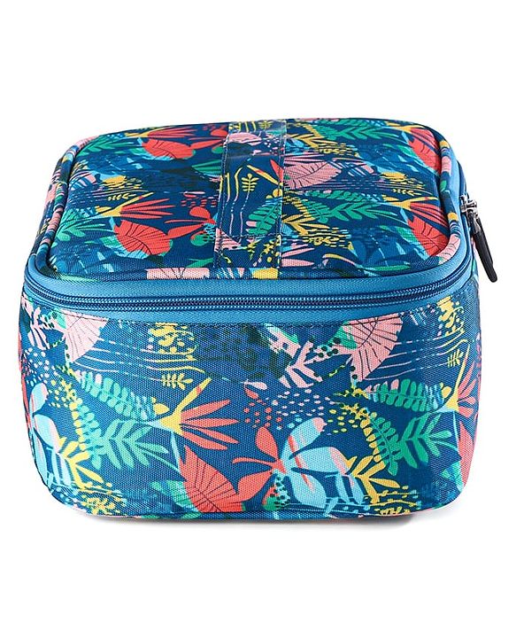 Babyhug Multipurpose Cosmetic Makeup Organizer Toiletry Bag - Blue & Green