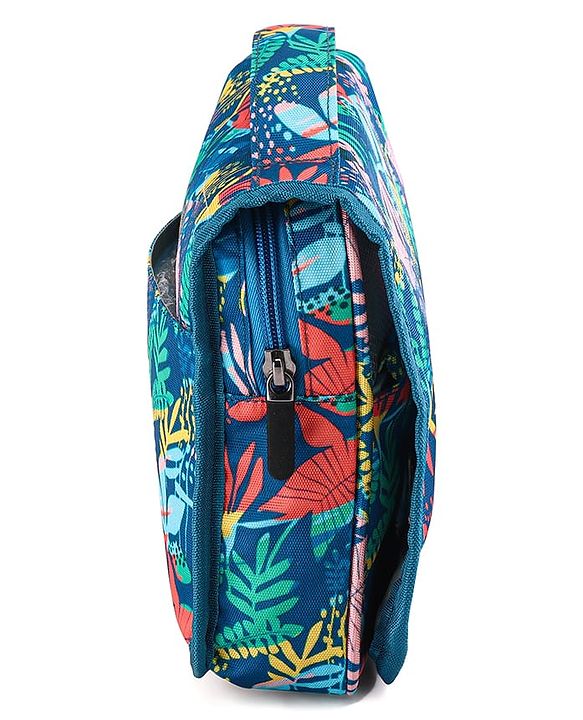 Babyhug Premium Makeup Pouches for Cosmetic Bags Wash Pouch Toiletry Kit - Green & Blue