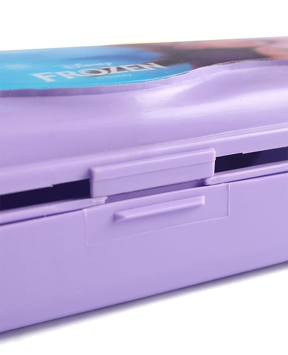 Babyhug Disney Frozen 3D Pencil Box|School Supplies Stationery Organiser|Birthday Return Gift for Kids- Lavender