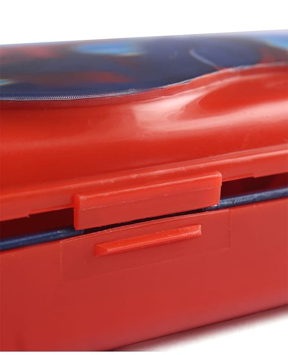 Babyhug Marvel Spiderman 3D Pencil Box|School Supplies Stationery Organiser|Birthday Return Gift for Kids- Red