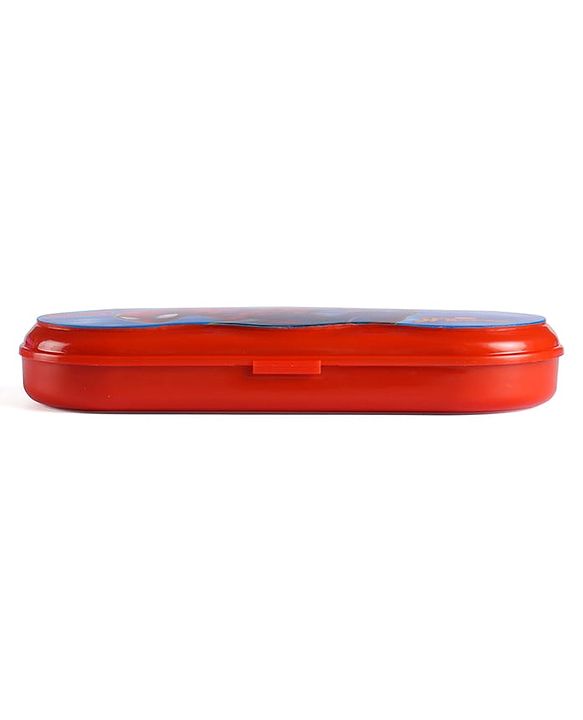 Babyhug Marvel Spiderman 3D Pencil Box|School Supplies Stationery Organiser|Birthday Return Gift for Kids- Red