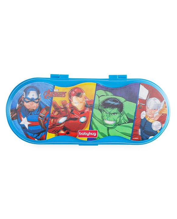 Babyhug Marvel Spiderman 3D Pencil Box|School Supplies Stationery Organiser|Birthday Return Gift for Kids- Red