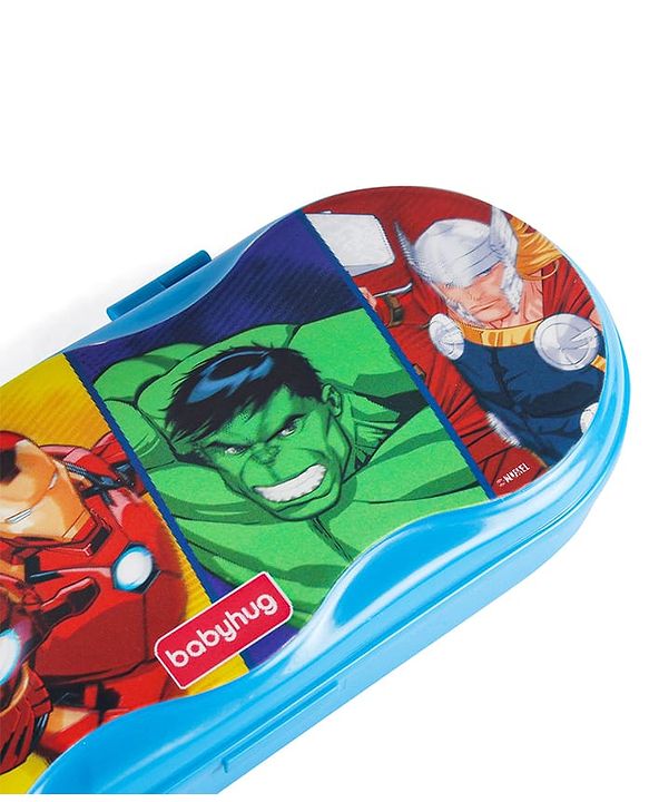Babyhug Marvel Spiderman 3D Pencil Box|School Supplies Stationery Organiser|Birthday Return Gift for Kids- Red