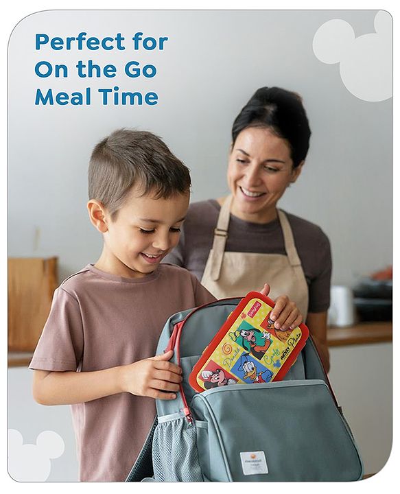 Babyhug Disney Frozen 3D Stainless Steel Lunch box with inner container,700ml & 100ml, Airtight Lunch for School Kids|BPA Free|100% Food Grade|Dishwasher Safe|Reusable|Recyclable- Lavender