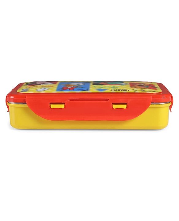 Babyhug Disney Frozen 3D Stainless Steel Lunch box with inner container,700ml & 100ml, Airtight Lunch for School Kids|BPA Free|100% Food Grade|Dishwasher Safe|Reusable|Recyclable- Lavender
