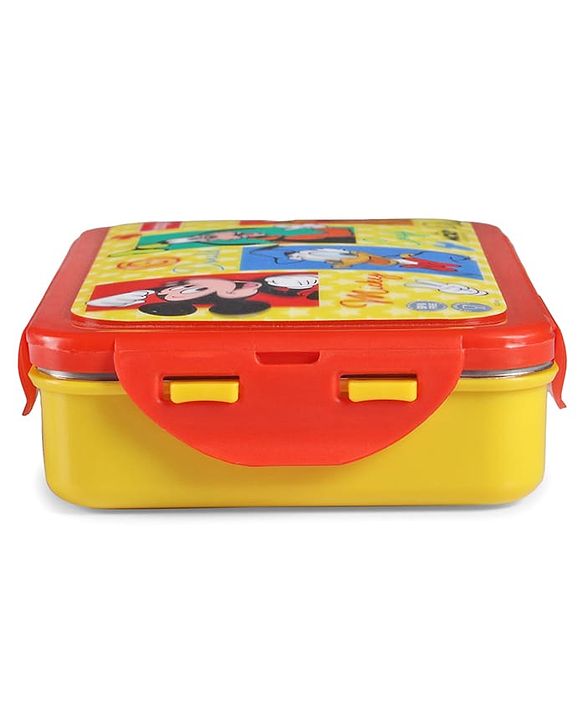 Babyhug Disney Frozen 3D Stainless Steel Lunch box with inner container,700ml & 100ml, Airtight Lunch for School Kids|BPA Free|100% Food Grade|Dishwasher Safe|Reusable|Recyclable- Lavender