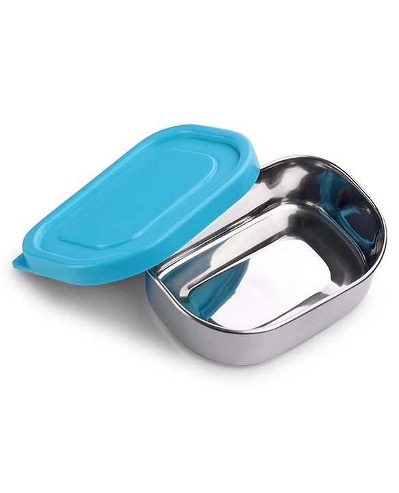 Babyhug Disney Frozen 3D Stainless Steel Lunch box with inner container,700ml & 100ml, Airtight Lunch for School Kids|BPA Free|100% Food Grade|Dishwasher Safe|Reusable|Recyclable- Lavender