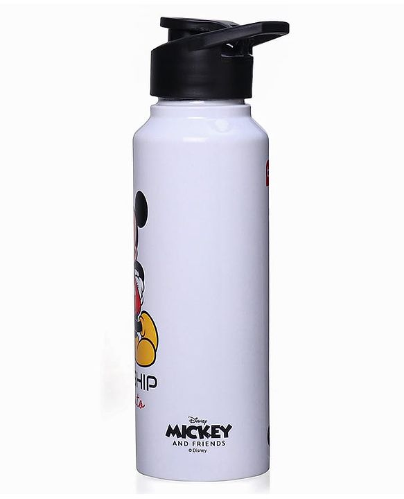 Babyhug Disney Mickey & Friends Stainless Steel Water Bottle|Leak Resistant|BPA Free|Rust Proof|750ml