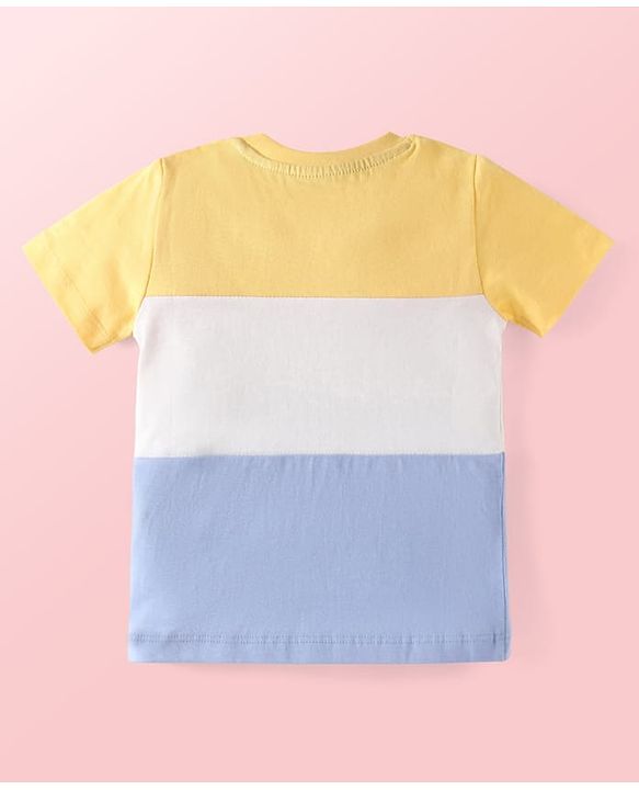 Babyhug Single Jersey Knit Half Sleeves T-Shirts & Shorts With Sando Vests & Shark Print Pack of 6 - Multi Colour