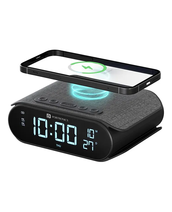 Portronics VoltClock 15W Wireless Charger for All Compatible