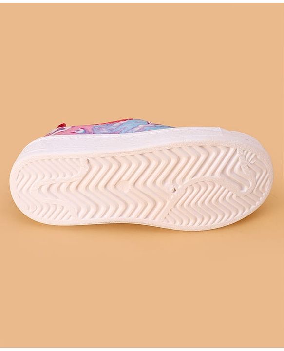 Cute Walk by Babyhug Slip On Casual Shoes with Abstract Print - Pink