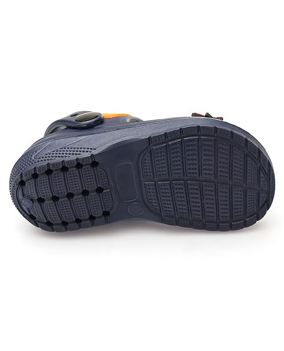 Cute Walk by Babyhug Clogs with Backstrap Gaming Applique - Navy Blue
