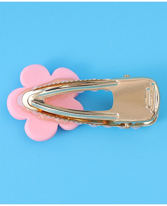 Babyhug Hair Pins And Clips Pack of 4 - Pink