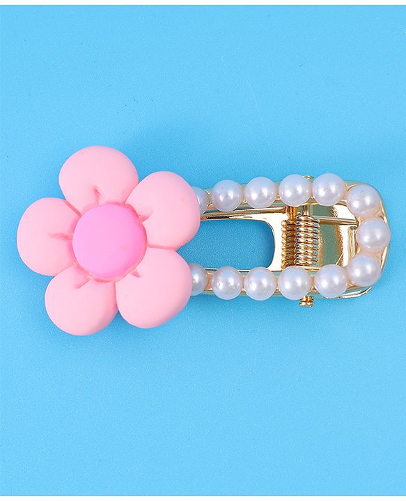 Babyhug Hair Pins And Clips Pack of 4 - Pink