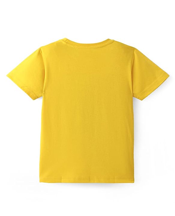 Pine Kids Cotton Knit Half Sleeves T-Shirts with Text Print Pack of 5 - Multicolor