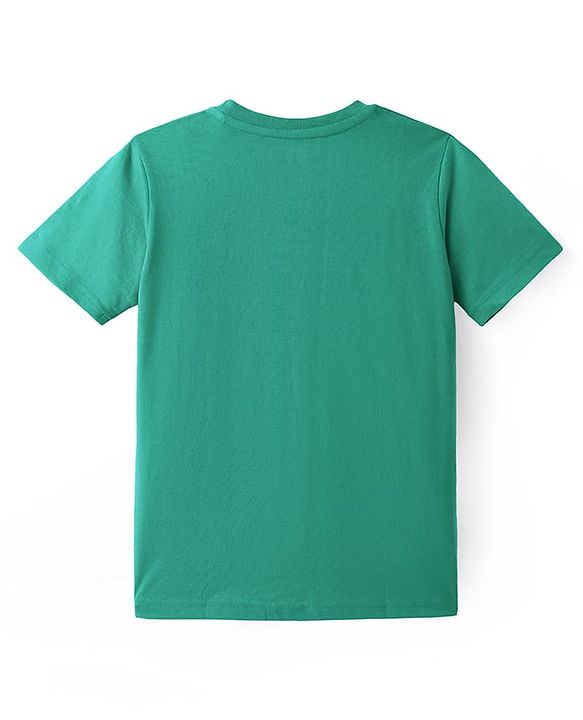 Pine Kids Cotton Knit Half Sleeves T-Shirts with Text Print Pack of 5 - Multicolor