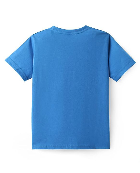 Pine Kids Cotton Knit Half Sleeves T-Shirts with Text Print Pack of 5 - Multicolor
