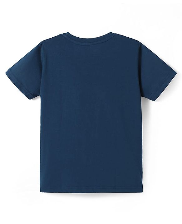 Pine Kids Cotton Knit Half Sleeves T-Shirts with Gamer Theme Text Print Pack Of 5 - Red Yellow & Navy Blue