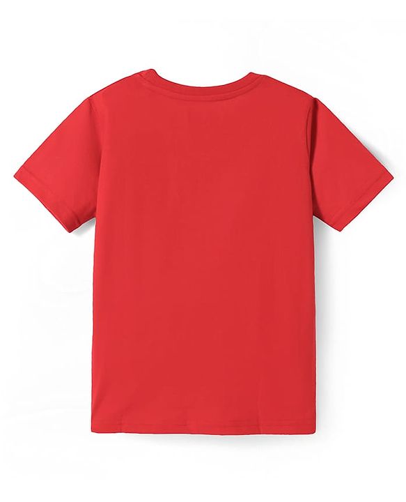 Pine Kids Cotton Knit Half Sleeves T-Shirts with Gamer Theme Text Print Pack Of 5 - Red Yellow & Navy Blue