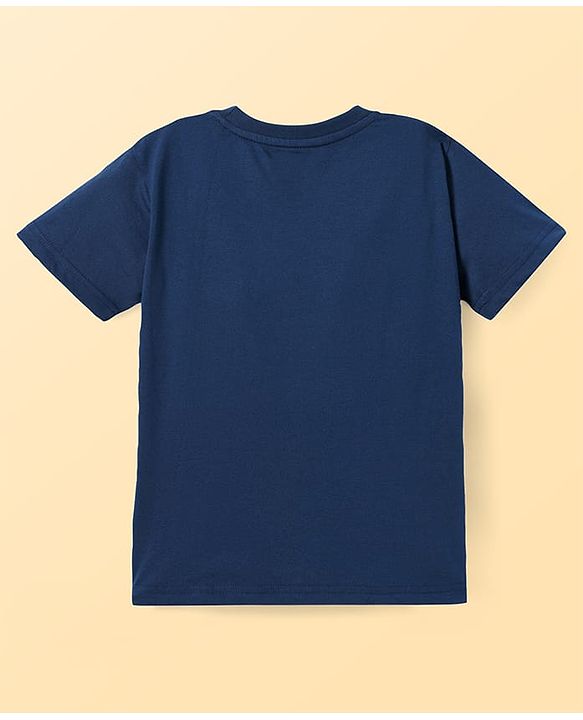 Pine Kids Cotton Knit Half Sleeves T-Shirt with Text Print Pack of 5 - Multicolor