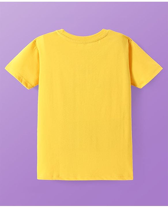 Pine Kids Cotton Knit Half Sleeves T-Shirts with Text Print Pack of 5 - Multicolor
