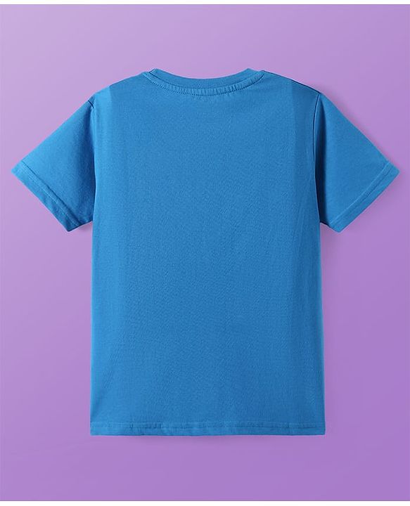 Pine Kids Cotton Knit Half Sleeves T-Shirts with Text Print Pack of 5 - Multicolor