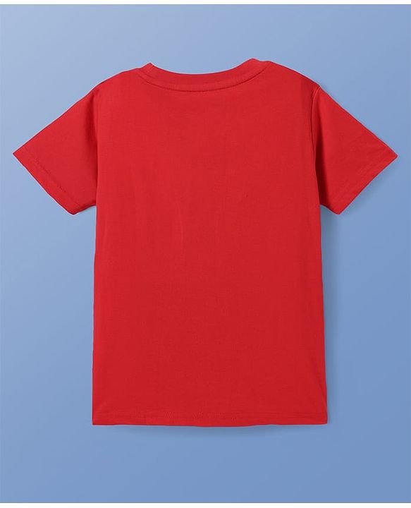 Pine Kids Cotton Knit Half Sleeves T-Shirt with Text Print Pack of 5 - Multicolor