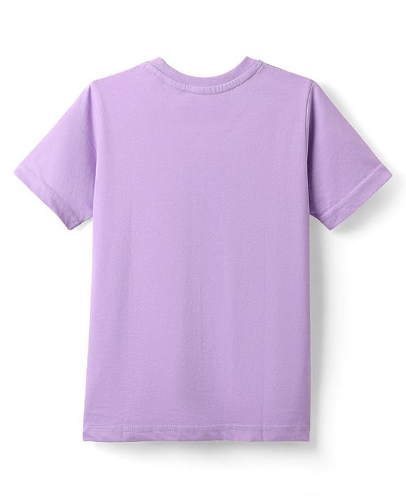 Pine Kids Cotton Knit Half Sleeves T-Shirts With Sun & Surf Text Print Pack of 5 - Plum Yellow & Navy Blue