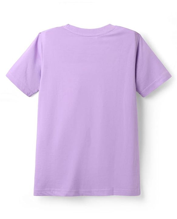 Pine Kids Cotton Knit Half Sleeves T-Shirts With Cool Dude Text Print Pack of 5 - Plum Orange & Light Blue