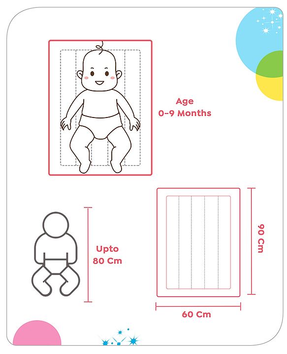 Babyhug Disney Gadda Set With Mosquito Net Smiley Mickey Face Print - Blue