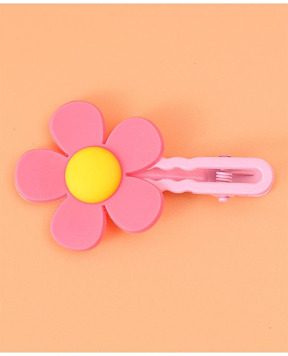 Babyhug Hair Pins And Clips Pack of 14 - Pink
