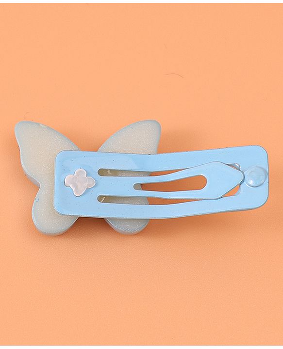 Babyhug  Free Size Snap Clips with Butterfly Applique Pack of 10 - Multicolor