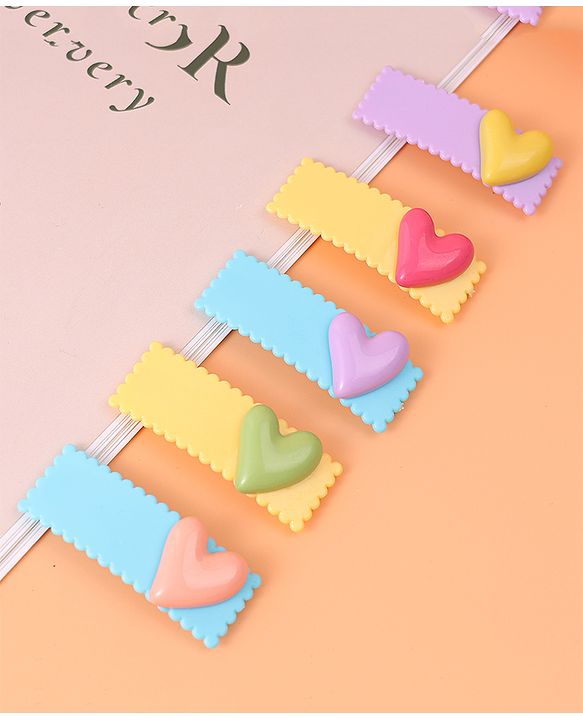 Babyhug Snap Clips Pack of 5 - Multicolor