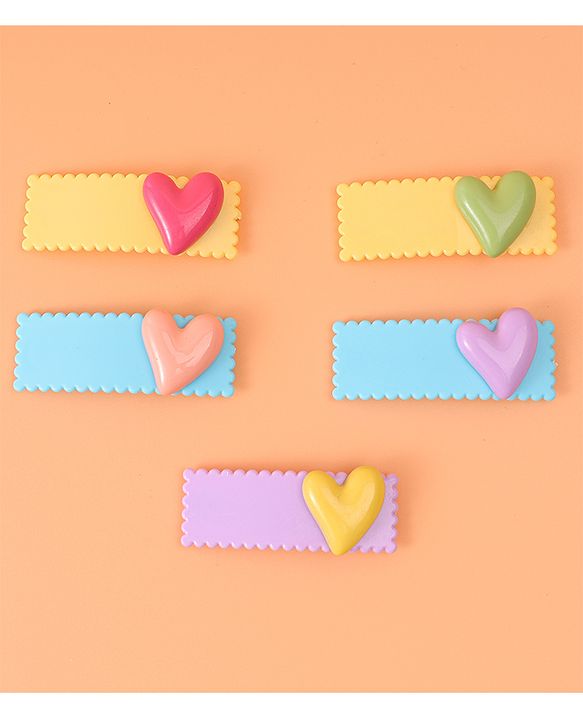 Babyhug Snap Clips Pack of 5 - Multicolor