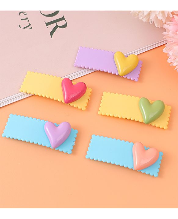 Babyhug Snap Clips Pack of 5 - Multicolor