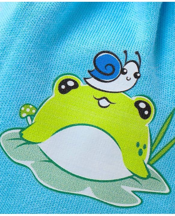 Babyhug Interlock Knit Mittens With Frog Print Pack of 3 - White Blue & Orange