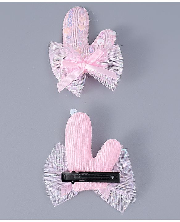 Babyhug Hair Clip And Sunglasses Combo Set Free Size - Pink