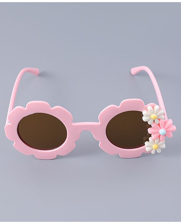 Babyhug Hair Clip And Sunglasses Combo Set Free Size - Pink