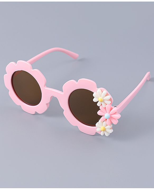 Babyhug Hair Clip And Sunglasses Combo Set Free Size - Pink