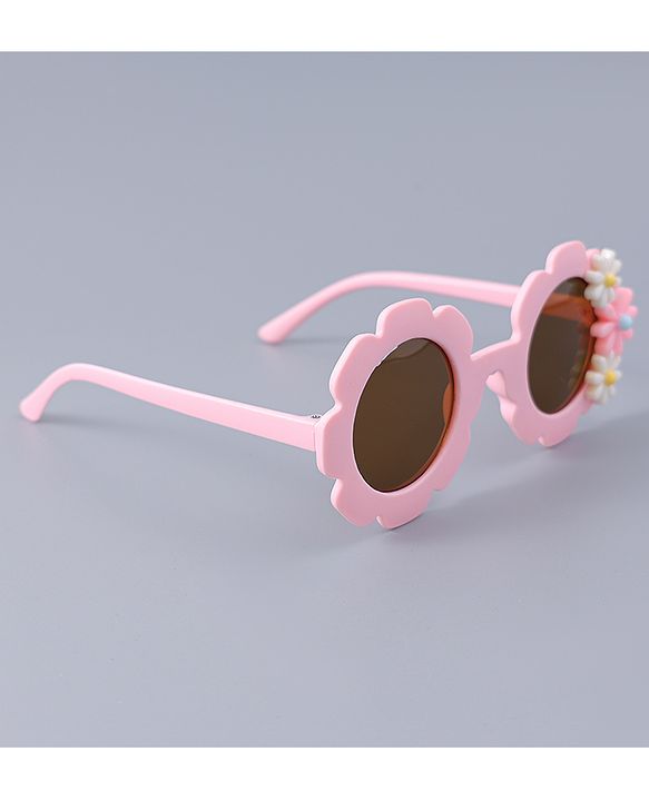 Babyhug Hair Clip And Sunglasses Combo Set Free Size - Pink