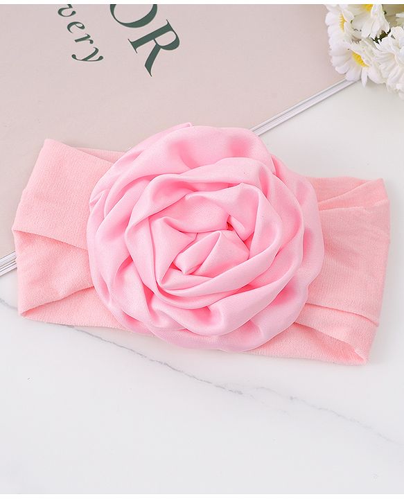 Babyhug Hairband & Sunglasses Combo Set with Floral Applique Free Size - Pink