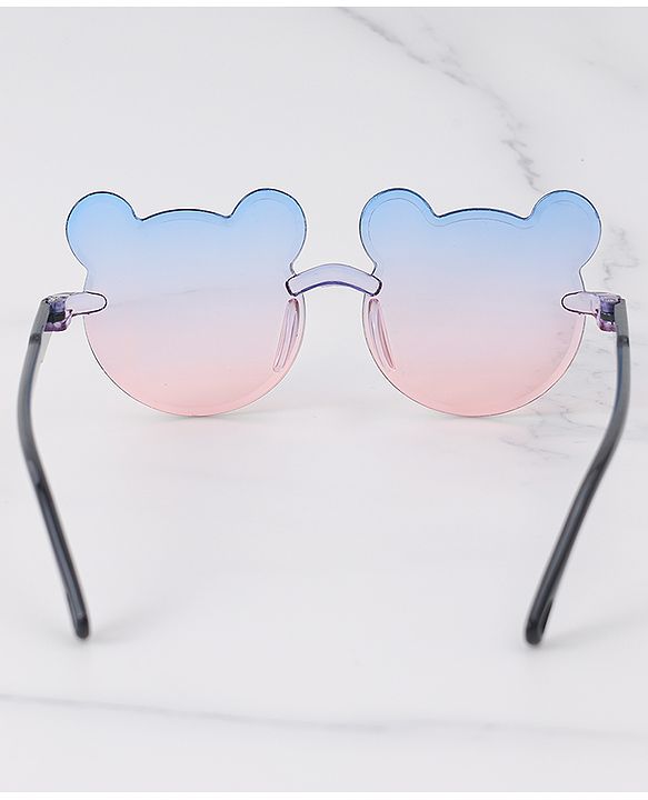 Babyhug Hair Accessories & Sunglasses Combo Set with Floral Applique Free Size - Blue